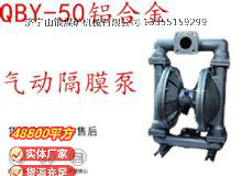 點擊查看詳細信息<br>標題：QBY-50鋁合金氣動隔膜泵 閱讀次數(shù)：427